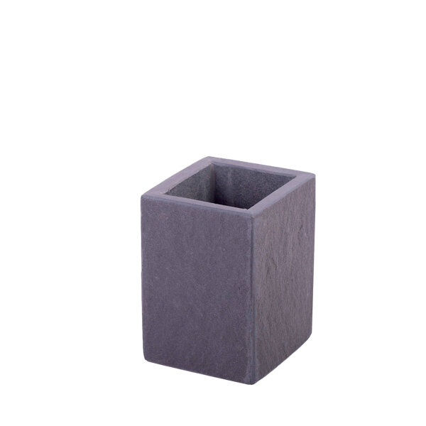 Slate Cubic beaker, toothbrush holder