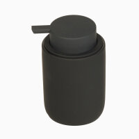 Seifenspender, ceramic silk, black