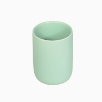 Zahnputzbecher, ceramic silk, aqua