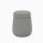 Ceramic Silk, cosmetic jar, cotton box, dark grey