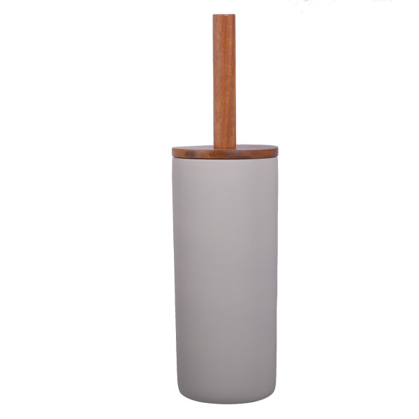 Combo toilet brush, light grey