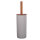Combo toilet brush, light grey