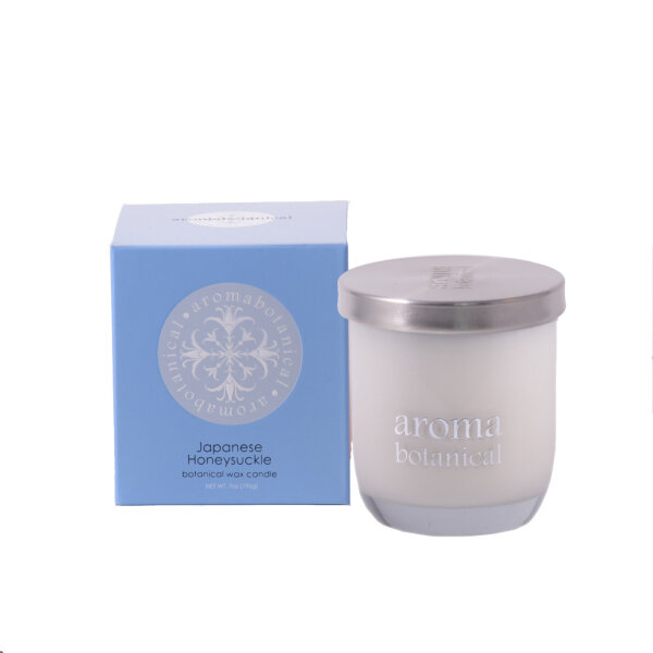 Botanical scented candle Japanese Honeysuckle