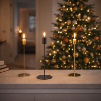 Spark Kerzenhalter, dark finish, medium